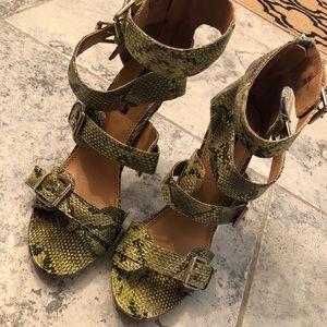 Izabella Rue Snakeskin Stilletos